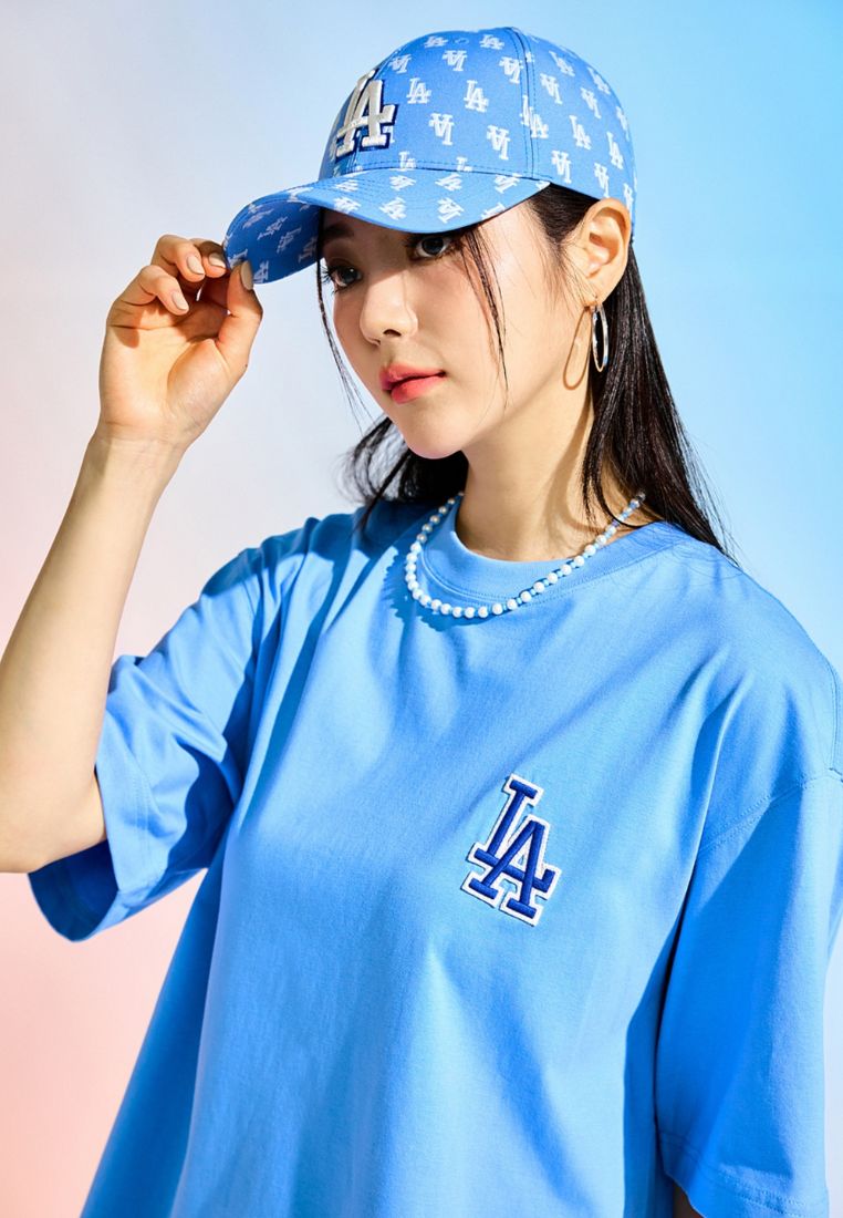 Monogram Classic Structured Ball Cap LA DODGERS blue