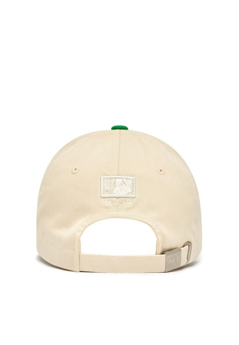 Cursive Color Block Unstructured Ball Cap NEW YORK YANKEES Green