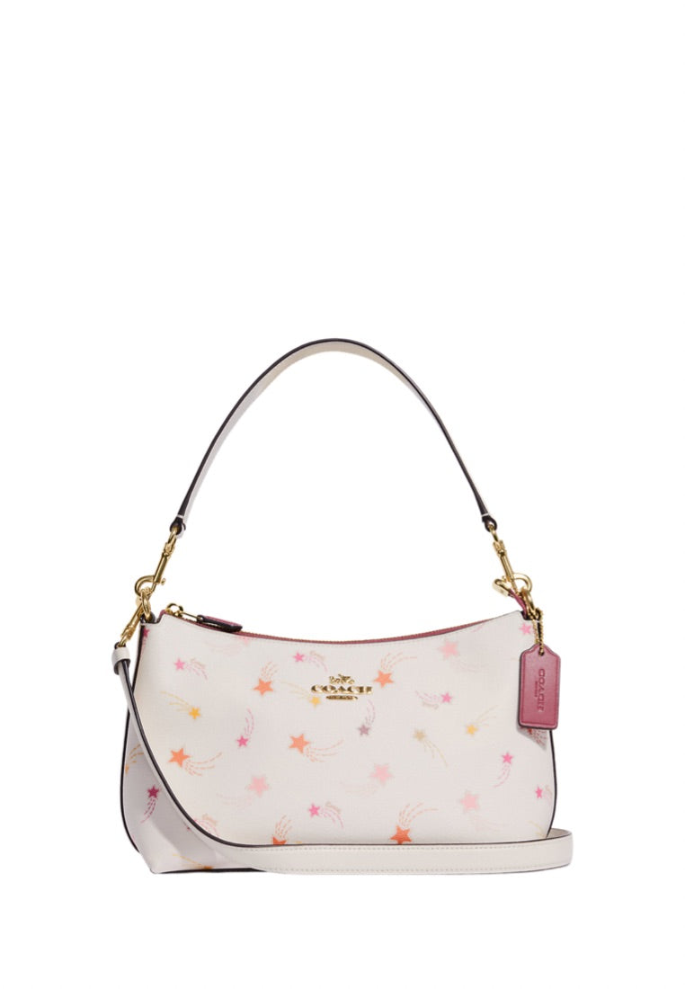 Clara Shoulder Bag With Shooting Star Print Chalk Multi