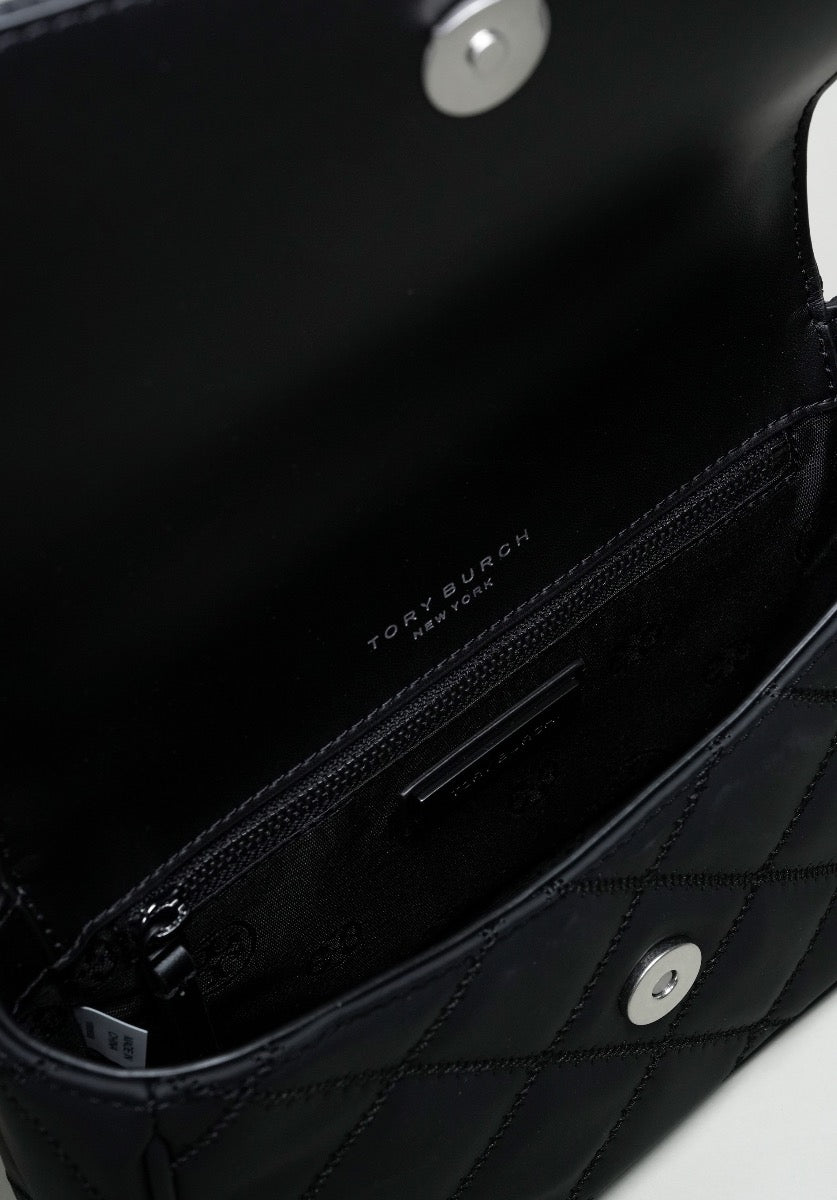 Willa Matte Mini Top Handle Bag Black