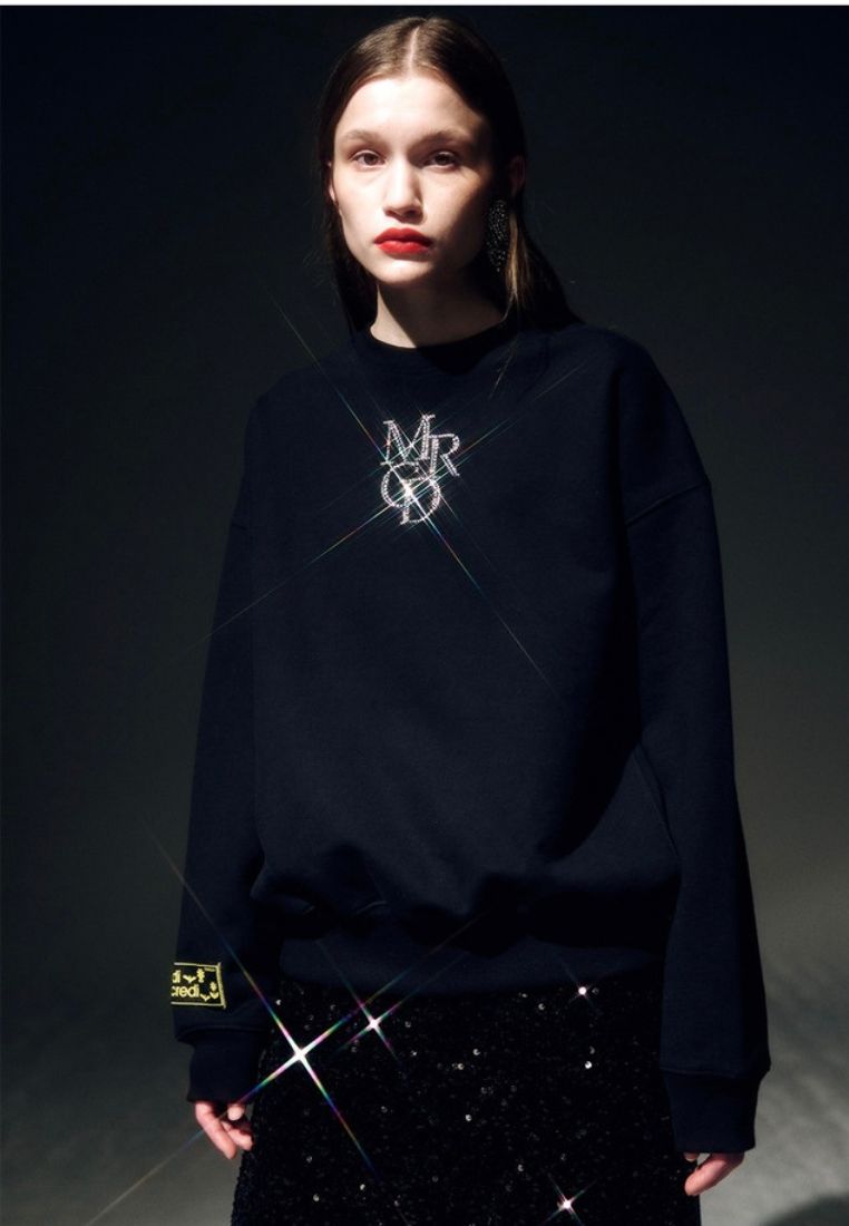 Sweatshirt Logo MRCD Black Silver