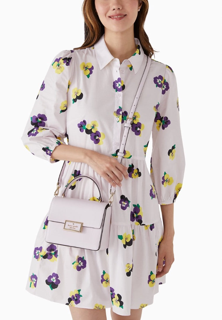 Reegan Top Handle Crossbody Pale Amethyst