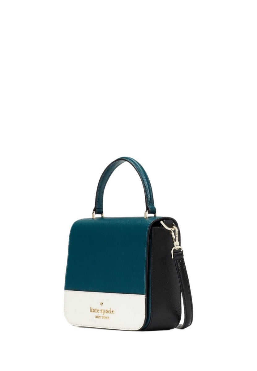 Staci Square Crossbody Peacock Sapphire Multi