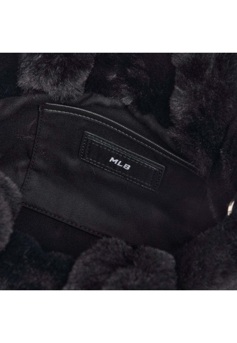 Basic Fur Fleece Tote Bag NEW YORK YANKEES black