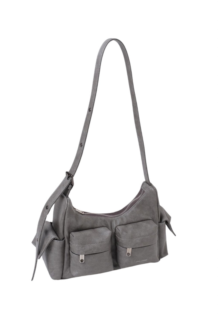 Pocket Mug Bag M Brushed Gray
