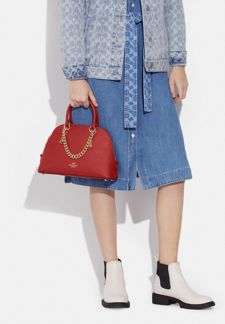 Katy Satchel Red Apple