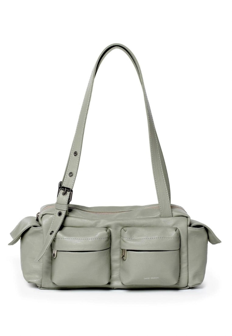 Pocket Utility Bag M Brushed Mint Gray