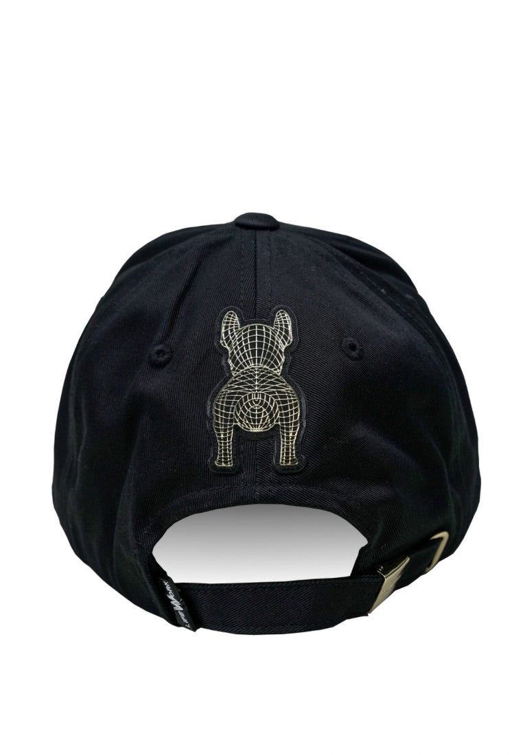 Gold Silicon Standing Radog Cap Black