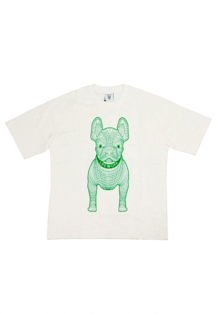 Big Radog T-Shirt Cream Green