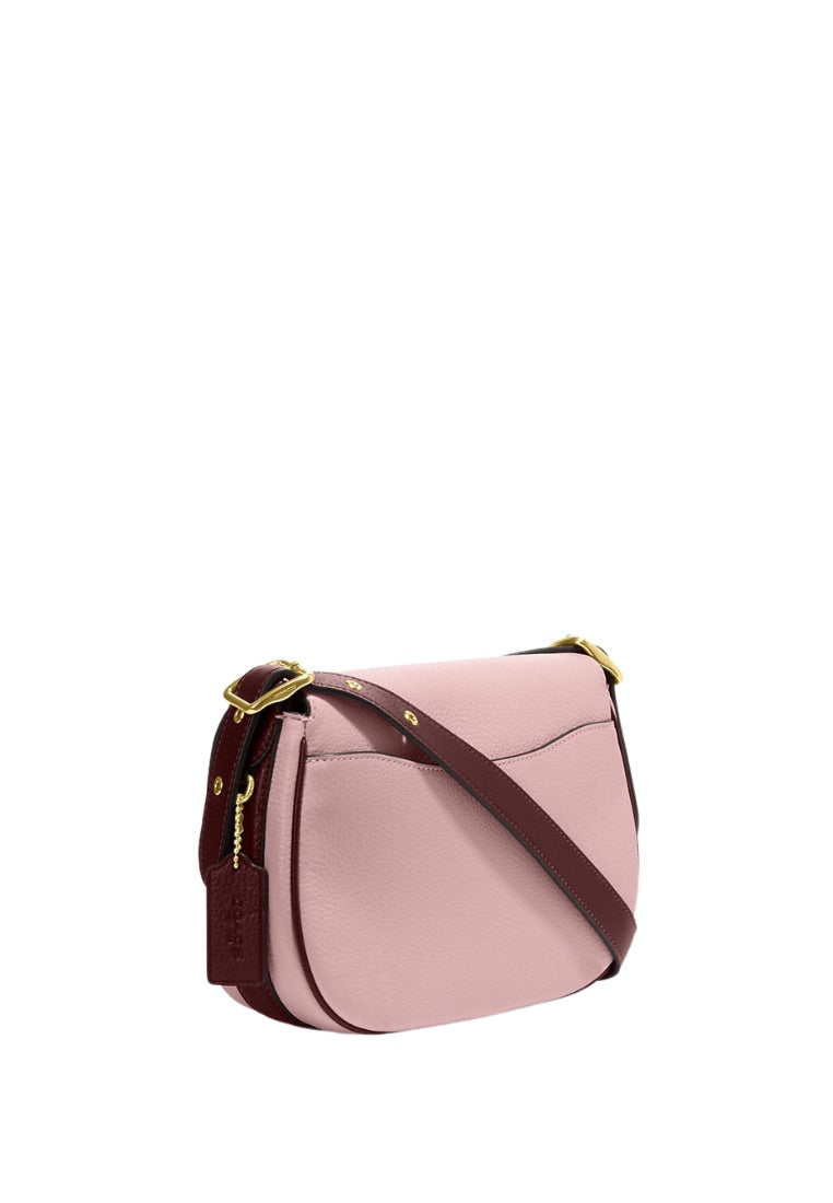 Macie Saddle Bag Powder Pink Wine Multi