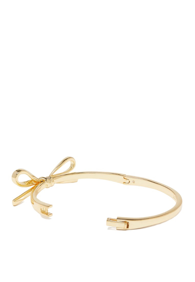 Skinny Mini Bow Bangle Gold