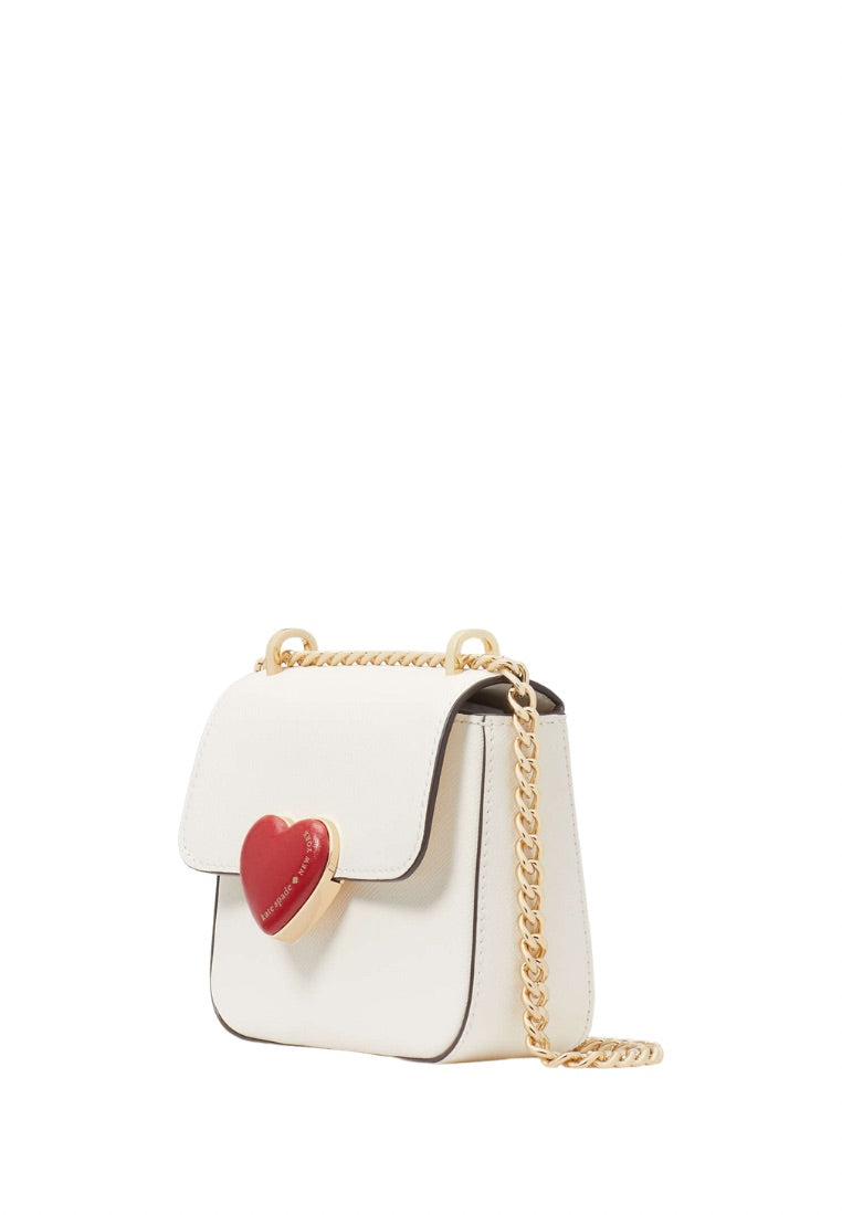Heart Hardware Micro Flap Crossbody Meringue Multi