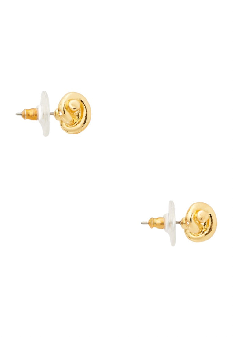 Sailor's Knot Studs Gold
