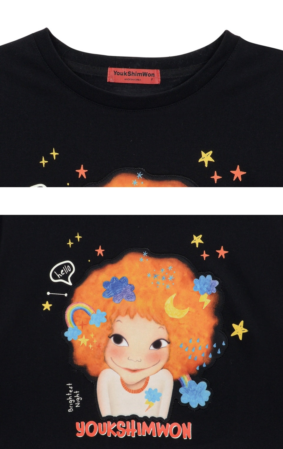Dreaming Semi Crop T-Shirt F Sunny
