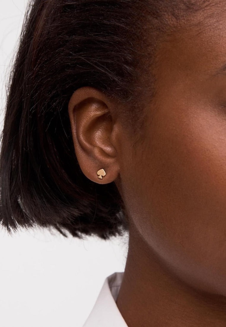 Signature Spade Mini Studs Gold