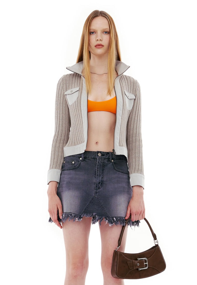 Belted Brocle - Cognac Brown