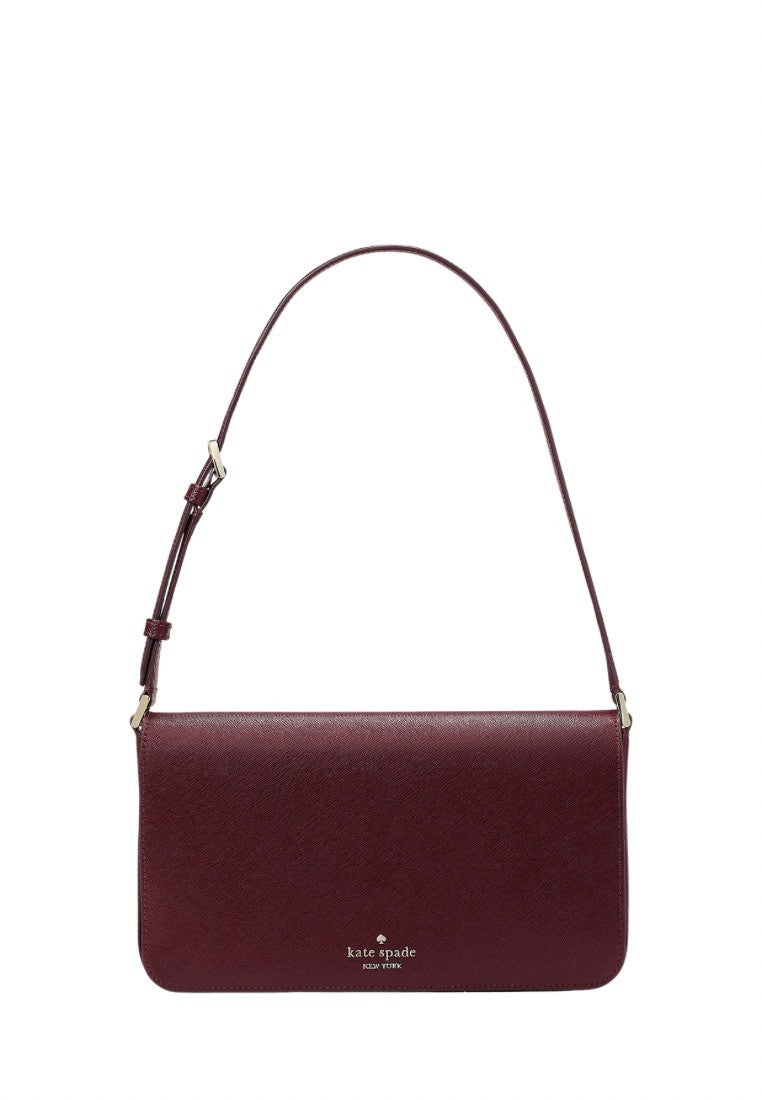 Staci Flap Shoulder Bag Grenache