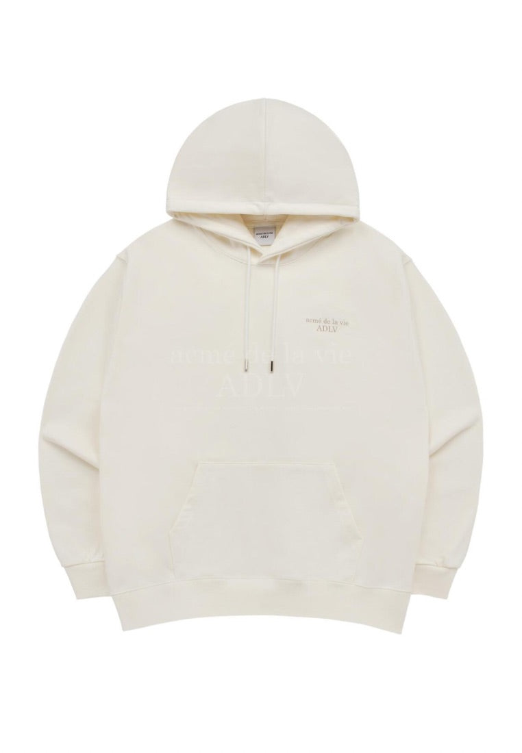 Fuzzy Dragon Artwork Hoodie Cream