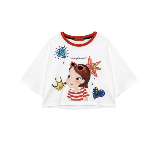 Funny Crop T-Shirt F Ria