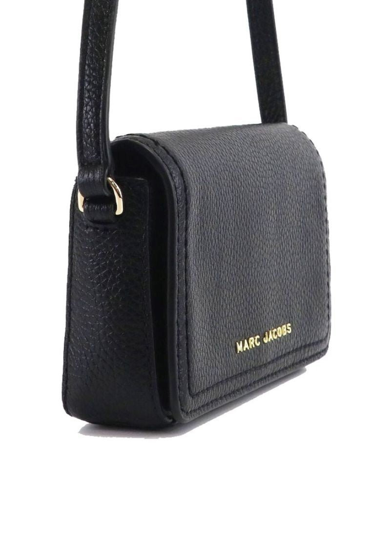 Mini Leather Crossbody Black
