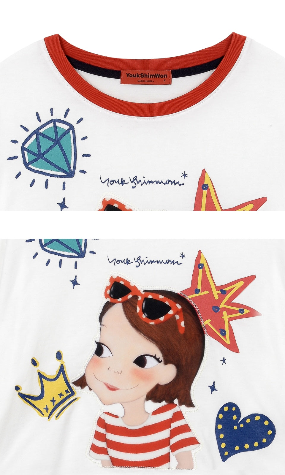 Funny Crop T-Shirt F Ria