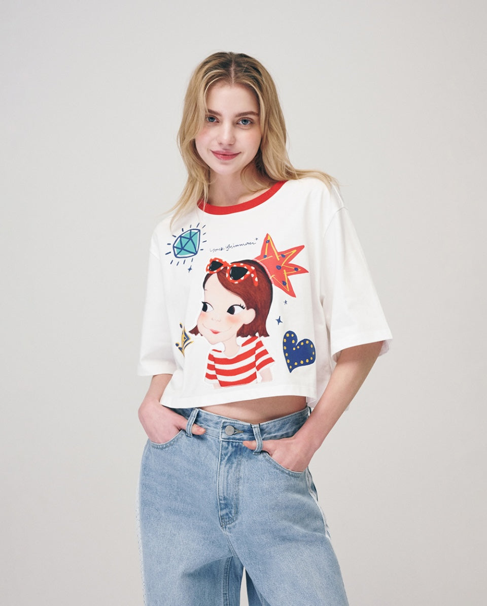Funny Crop T-Shirt F Ria