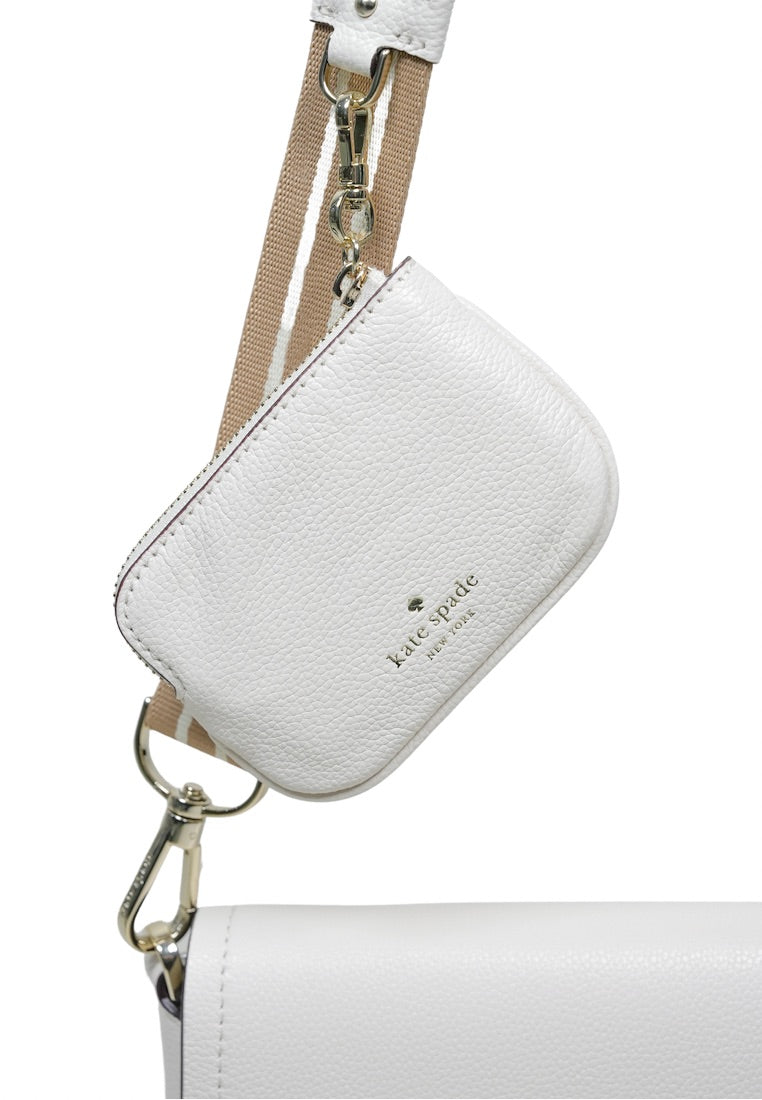 Rosie Flap Crossbody Parchment