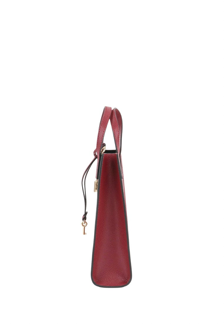 Micro Grind Satchel Tote Bag Pomegranate