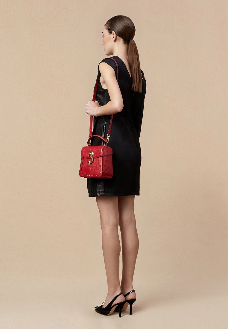 Trunkino Small Croco Red