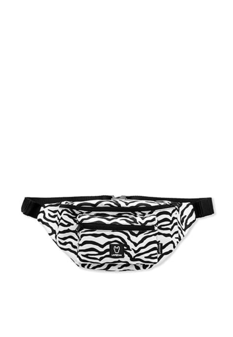 Square Wappen Hip Sack Pattern White