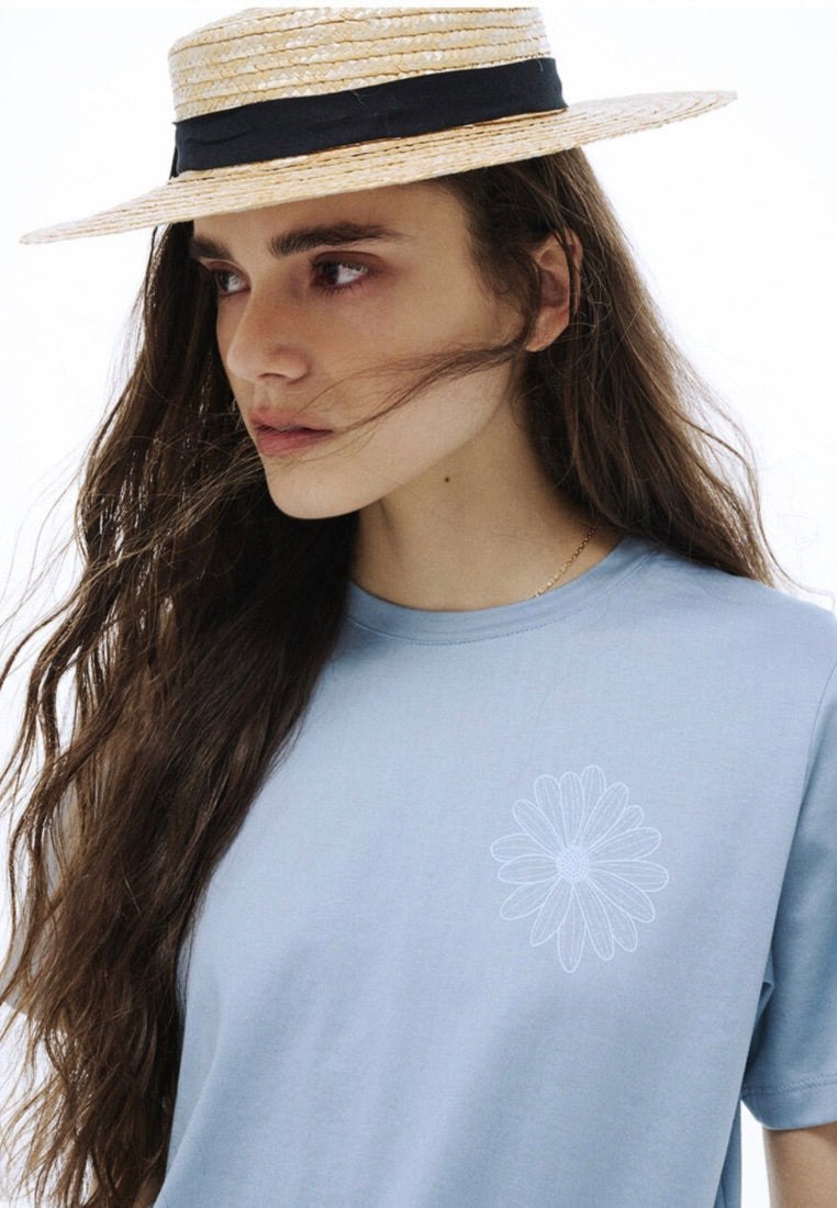 Premium Supima TShirt Essential Sky Blue