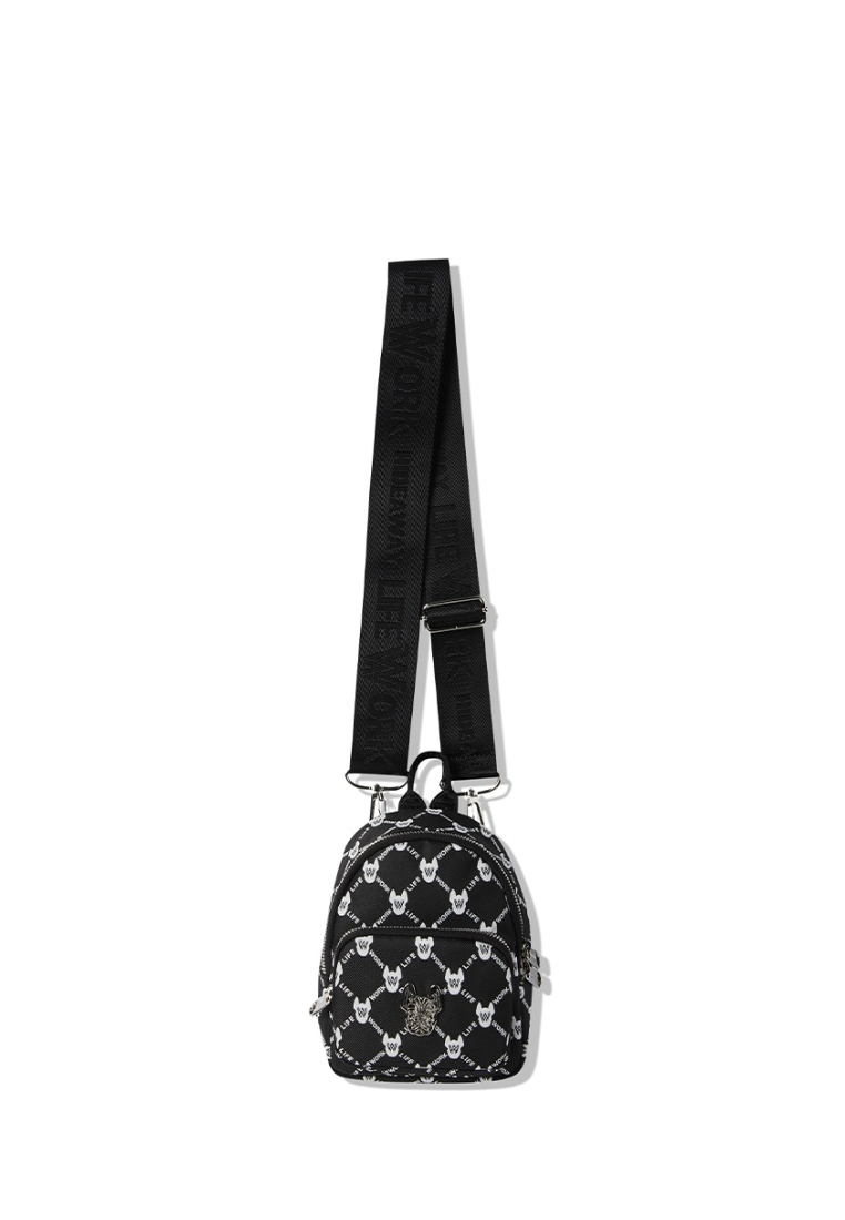 Mini Jacquard Monogram 2WAY Bag Pattern Black