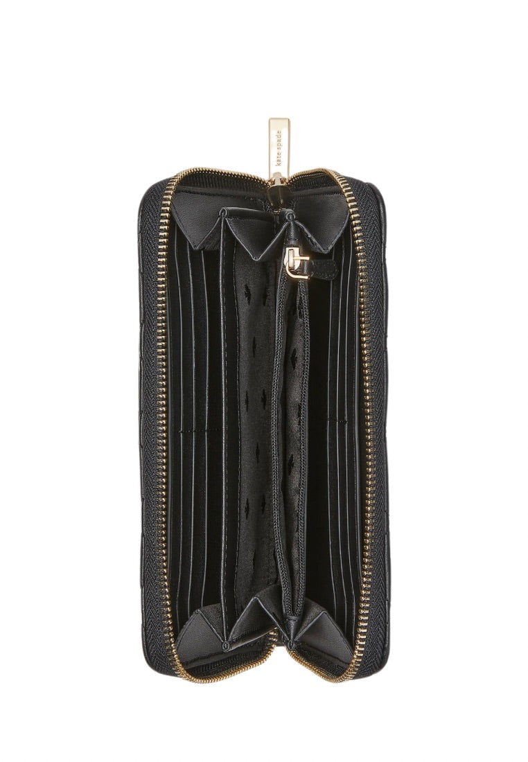 Carey Large Continential Wallet Black