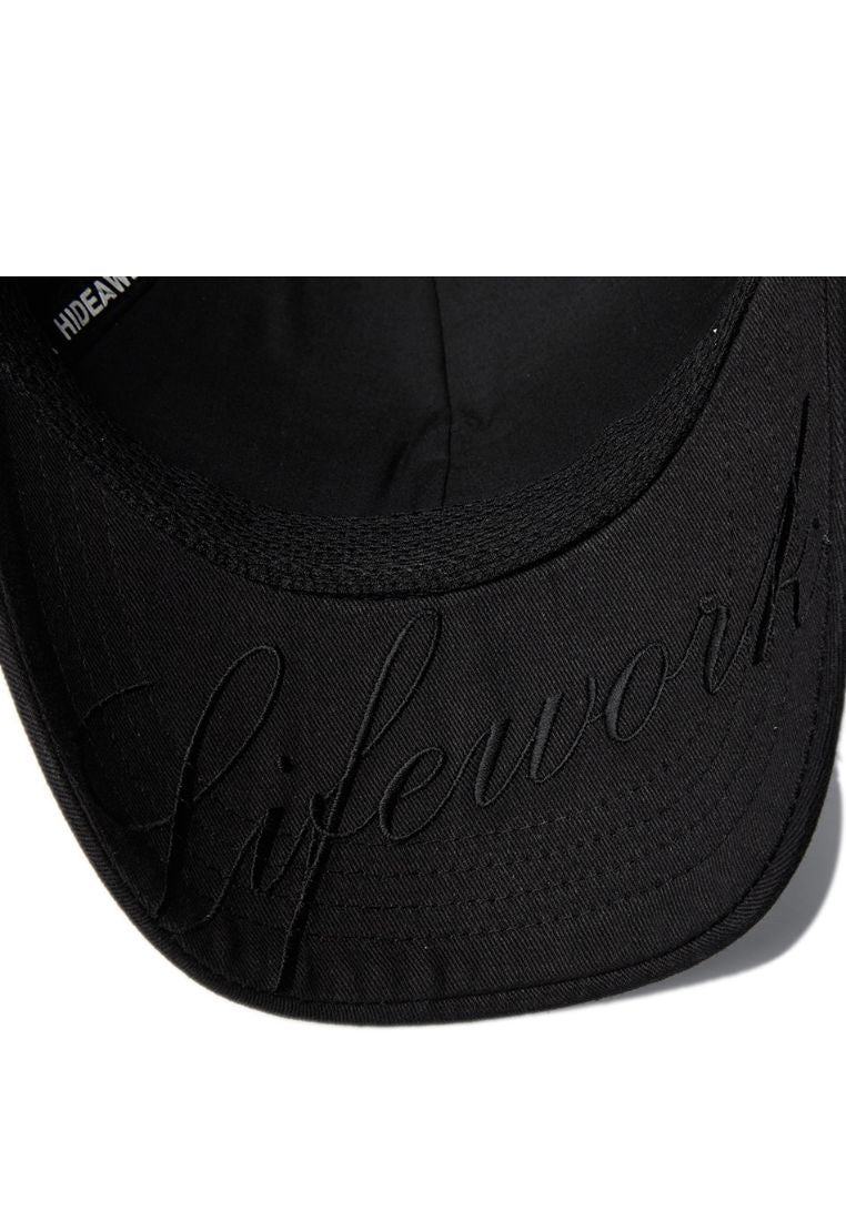 Basic Wappen Hard Ball Cap Black