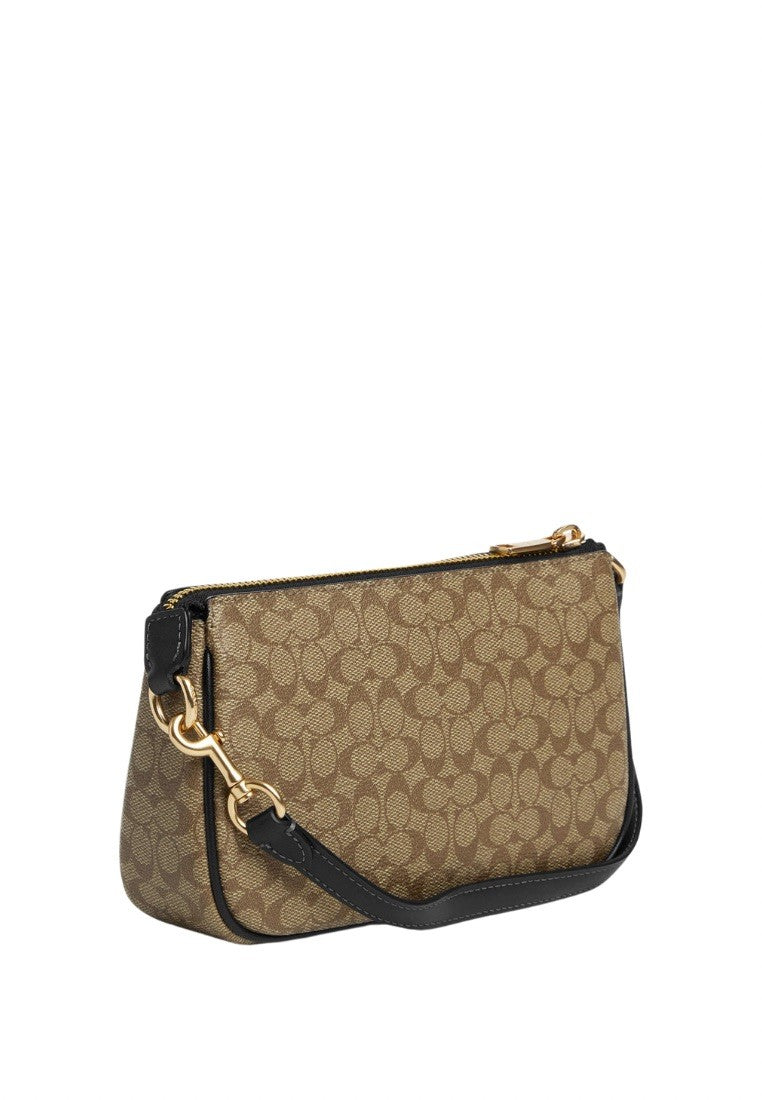 Nolita 19 In Colorblock Signature Canvas Khaki Black