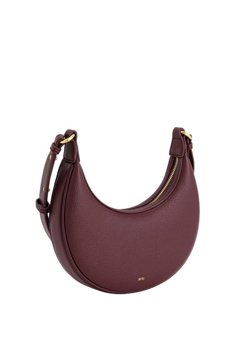 Carly Medium Shoulder Bag - Deep Claret