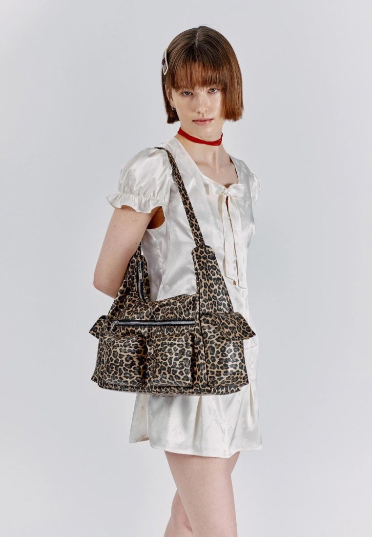 Pocket Mug Bag L Leopard