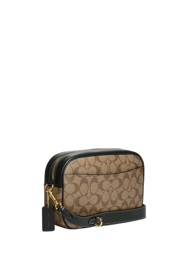 Jamie Camera Bag In Signature Canvas With Varsity Motif