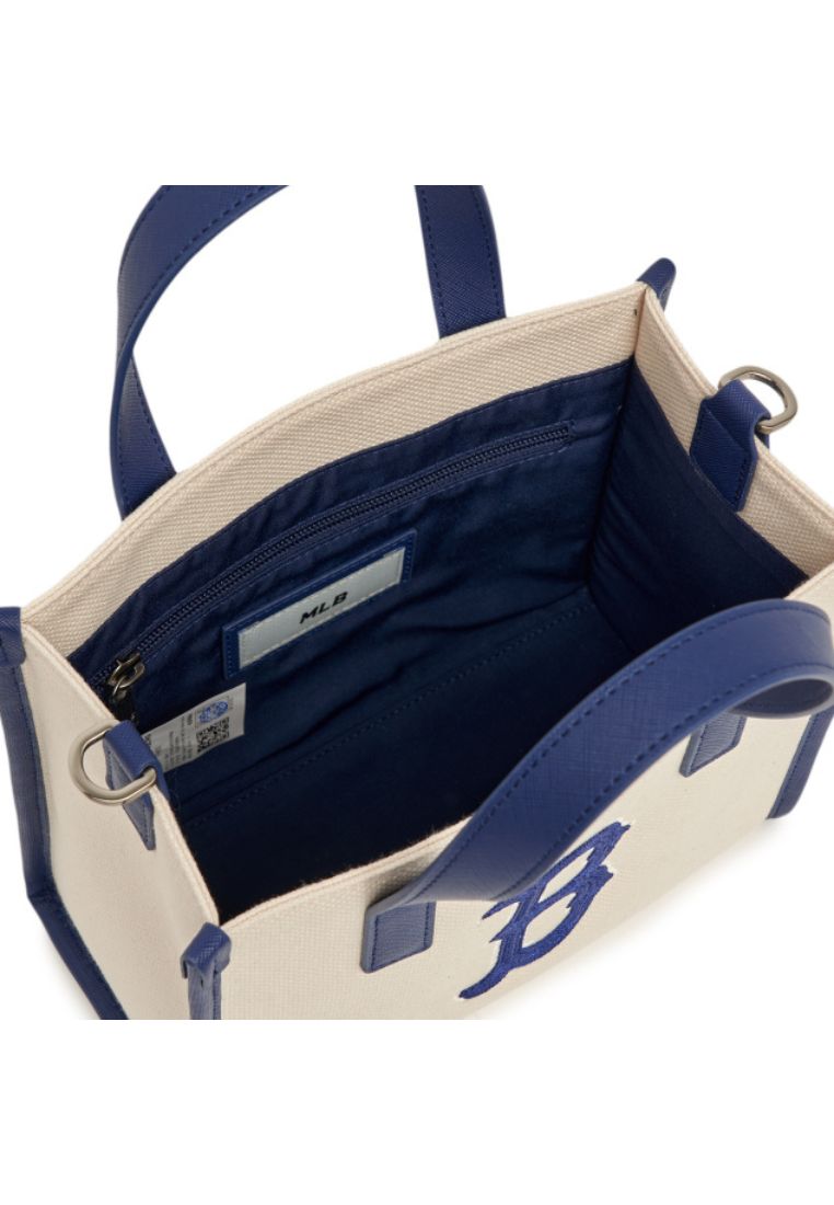 Basic Big Logo Canvas S-Tote Bag Boston Red Sox Cream