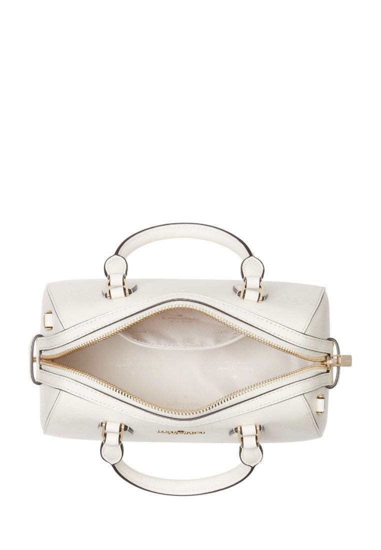 Madison Saffiano Leather Duffle Crossbody Meringue