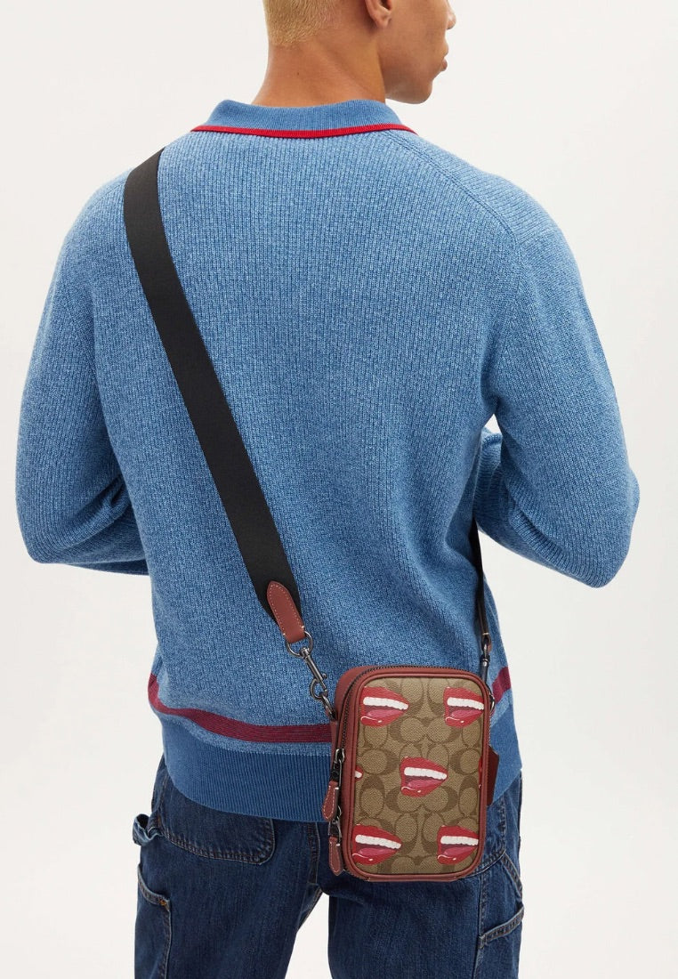 Coach X Tom Wesselmann Stanton Crossbody In Signature Canvas