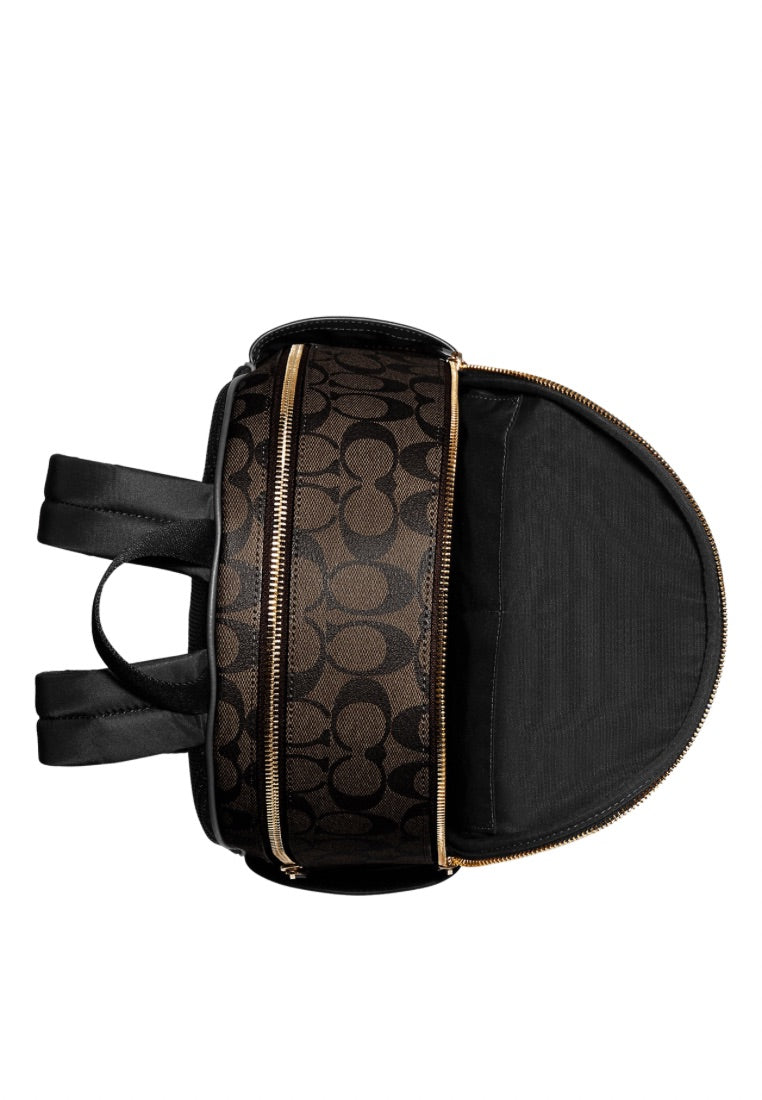 Court Backpack In Signature Canvas Brown Black