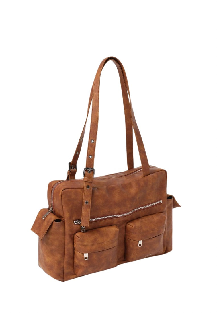 Pocket Utility Bag L Vintage Caramel