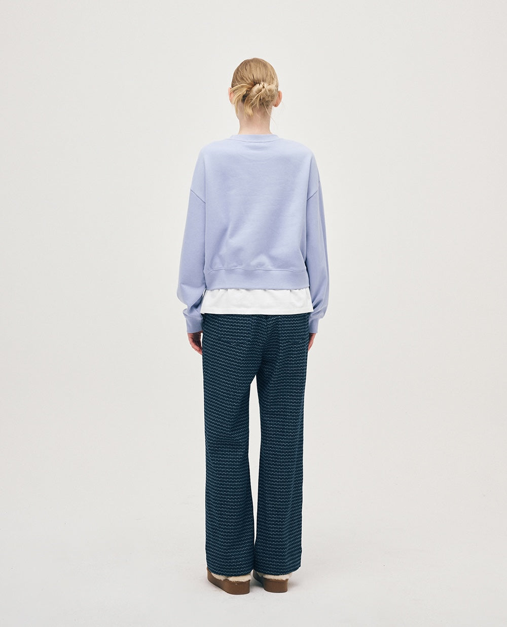 Hemline Layered Sweatshirt F Costume Ria