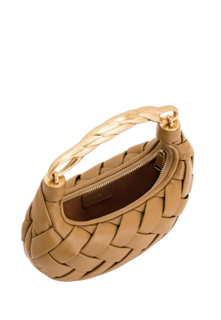 Orla Weave Handbag - Brown