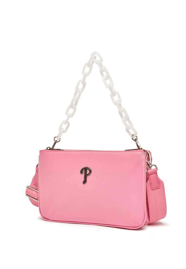 Chain Strap Nylon Cross Bag Philadelpia Phillies Pink