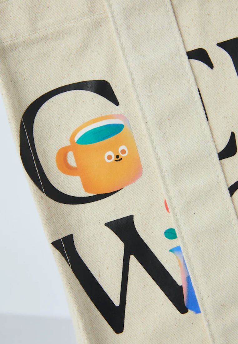 Afternoon Tea Box Tote White