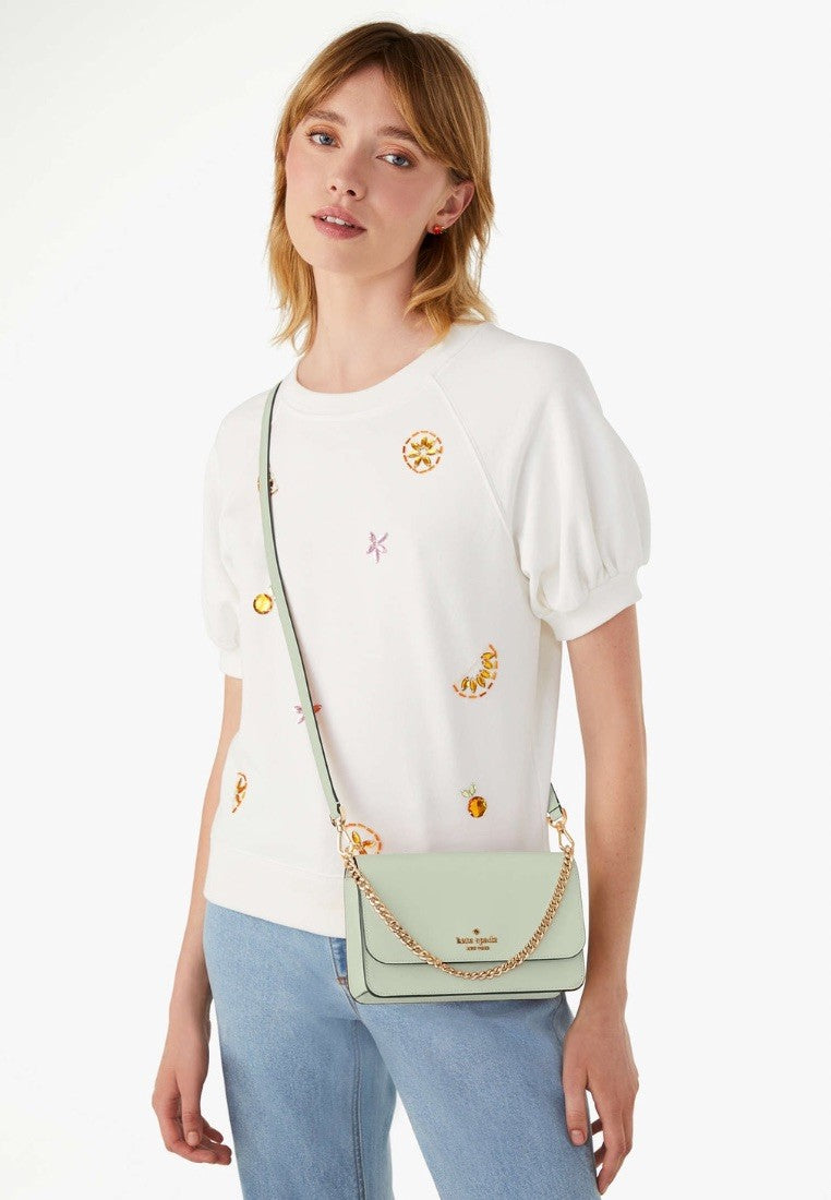Madison Small Flap Crossbody Light Olive