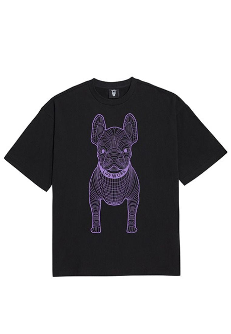 Big Radog T-Shirt Natural Black