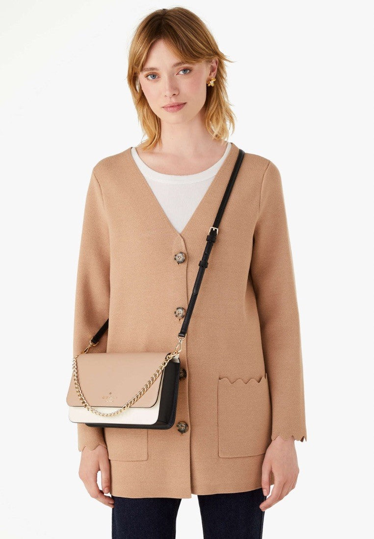 Madison Flap Convertible Crossbody Toasted Hazelnut Multi
